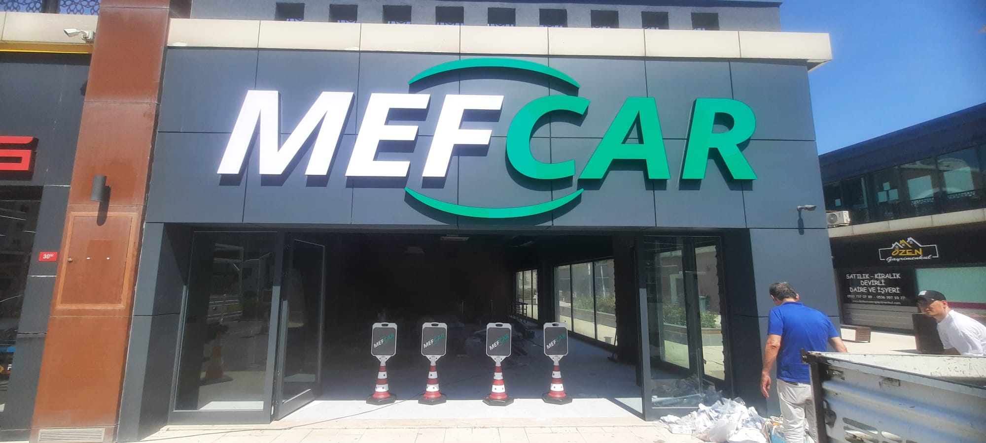 MEFCAR IŞIKLI PLEKSİ KUTU HARF TABELA 